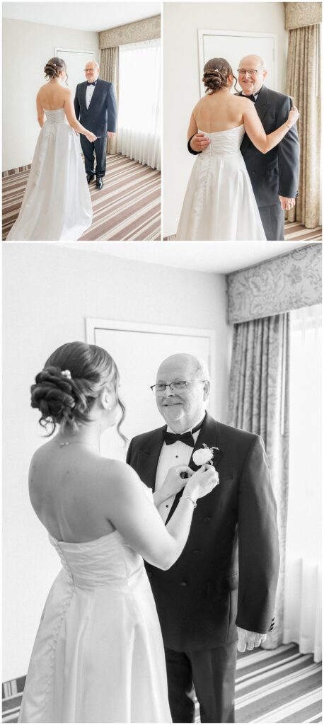 FIrst look with dad.