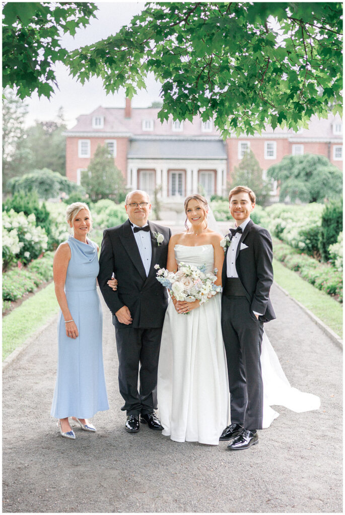 Ask to see full wedding galleries so you can see how a photographer handles dark family photos.